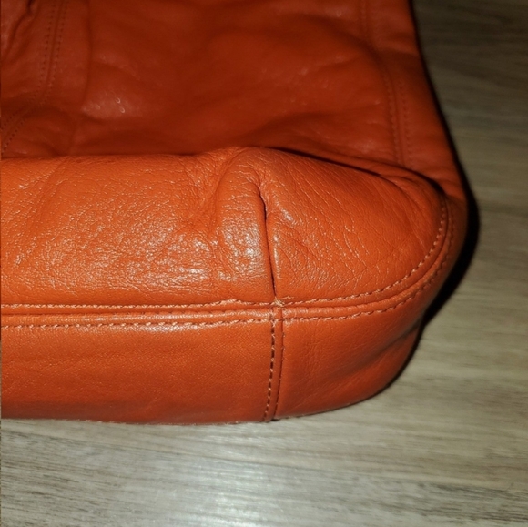 ORANGE COACH CROSSBODY PURSE & WALLET SET - Picture 4 of 15